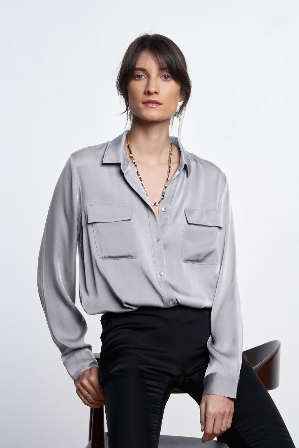 Monte Carlo 2 Pkt - Washable Silk Shirt – Nouvelle / Silk95Five